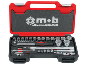Trusa Fusion Box Mediu TCCT33P×1/4”-1/2” capete/accesorii mm 405×225×60 - Img 2