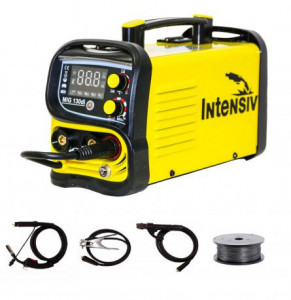 Aparat de sudura MIG 130di INTENSIV tip MIG-MAG + rola de sarma inox flux 1kg - Img 1