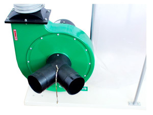 Aspiratoare de rumegus AS1 de Damatomacchine, cu un motor monofazat cu 2 CP, capabil să ofere o capacitate de aspirație de 2520 m3/h - Img 4