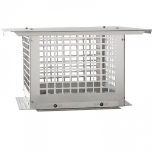 Capac terminal patrat pentru cos de fum, Vivatechnix Inox, 305 x 305 mm - Img 2