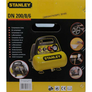 Compresor Orizontal 6L Fara Ulei Stanley DN 200/8/6 1.5HP 180l/m 8 Bar - Img 4