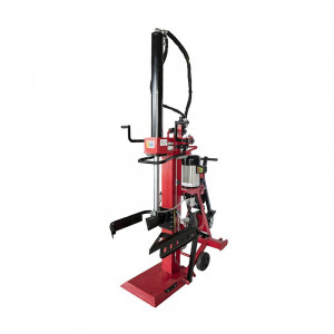 Despicator de busteni vertical trifazat si actionare tractor breckner 5500 w pres 20 tone lungime bustean 100 cm gros 50 cm - Img 1