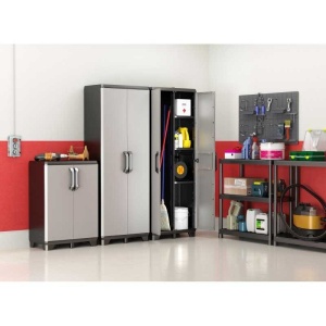 Dulap 3 Polite Gri Keter High Gear Utility 68x39x182cm - Img 2