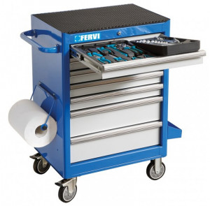 Dulap cu roti cu 159 scule C960/CC01 - Img 1