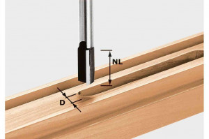 Freză de canelare HW S12 D24/45, Festool - Img 1