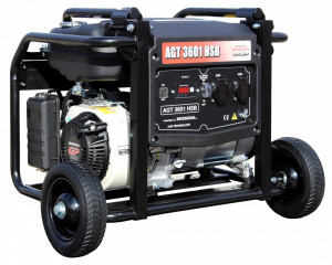 Generator curent monofazat, AGT 3601 HSB, 6.5 CP, motor Honda - Img 1