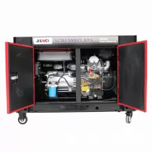 Generator insonorizat SENCI SCD13000Q-ATS putere maxima 11kW 230V AVR motor Diesel ATS inclus - Img 2
