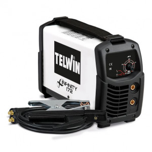 Invertor sudura MMA Telwin INFINITY172_ACC, 150 A, electrozi 1.6-4 mm, cu accesorii - Img 1