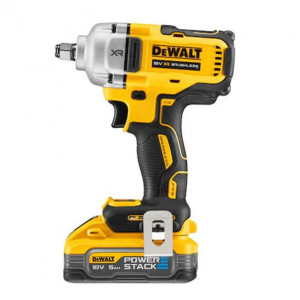 Masina de insurubat cu impact Dewalt DCF891H2T, patrat 1/2", max 812 Nm, cu 2 acumulatori 18V XR Powerstack de 5.0 Ah si incarcator in valiza de transport - Img 2