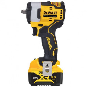 Masina de insurubat cu impact Dewalt DCF903P1, cu acumulator XR 12V / 5.0Ah, cuplu maxim 340 Nm, prindere 3/8", in cutie TSTAK - Img 3