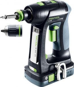 Masini de gaurit si insurubat cu acumulatori C 18 HPC 4,0 I-Plus, Festool - Img 1