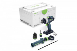 Masini de gaurit si insurubat cu acumulatori QUADRIVE TDC 18/4-Basic, Festool - Img 7