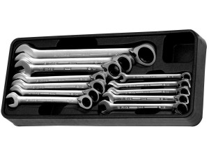 Modul PVC cu 12 chei combinate cu clichet 12 scule - Img 1