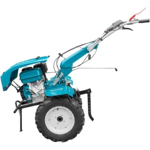 Pachet Motocultor profesional DAKARD HS 1100D NEW Benzina 18 cp + roti metalice + plug reversibil - Img 3