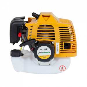 Pachet ProGARDEN MC24P Motocoasa de umar 2.4CP, benzina 2t, 52cmc + CADOU disc vidia si ulei - Img 1