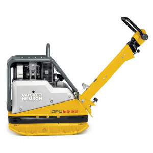 Placa compactoare reversibila Wacker Neuson DPU6555Hecsh, cadru de protectie ingust, diesel, greutate 500 kg, forta de impact 65 kN, pornire electrica, sistem Compatec, contor ore de functionare - Img 2