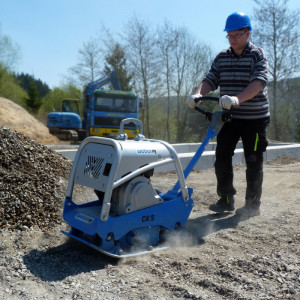 Placă compactoare reversibilă Weber CR 5 Hd, motor Honda GX 270, 273 kg - Img 2