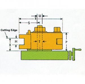 Portcutit fixare rapida T00C, Fervi - Img 2