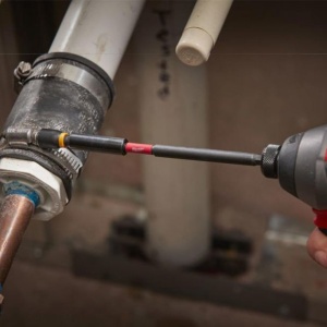 Prelungitor magnetic pentru biti Shockwave Impact Duty, 1/4 HEX, E 63, 152 mm, MILWAUKEE® - Img 2