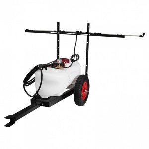 Pulverizator profesional cu remorca, Vivatechnix capacitate 60 l, Pompa 12V, 5.5 bar, 2.1 l/min - Img 2