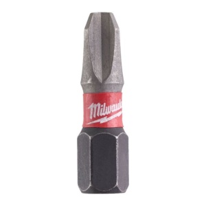 Set 2 biti pentru insurubat Shockwave Impact Duty PH3, prindere HEX 1/4" C63, 25 mm, MILWAUKEE® - Img 1