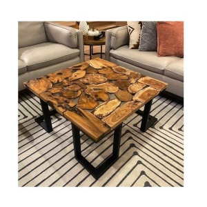 Set 2 picioare pentru masute cafea sau banci, Vivatechnix KRO-1179, dimensiune 40x20 cm - Img 4