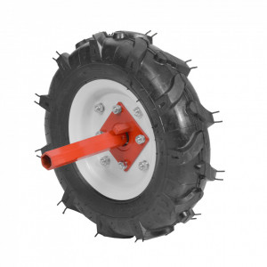 Set roti de cauciuc HECHT 000796, 8 inch, accesoriu compatibil cu motocultorul Hecht 796 - Img 4