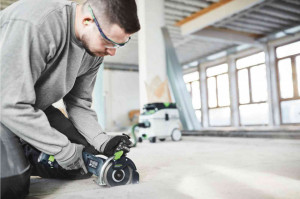Sistem de tăiere portabil, cu acumulatori DSC-AGC 18-125 FH EB-Basic, Festool - Img 3