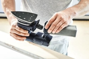 Şlefuitor Delta cu acumulatori DTSC 400 3,0 I-Set, Festool - Img 2