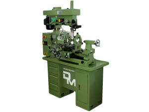 Strung combinat cu freză MASTER 520 de Damatomacchine, Maşină combinata strung freza pentru prelucrarea metalelor cu 2 motoare si distanta intre varfuri de 520 mm, 750 W - Img 3