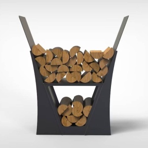 Suport pentru lemne, Krodesign Rack V1 KRO-1156, dimensiune 905x816x350 mm - Img 2