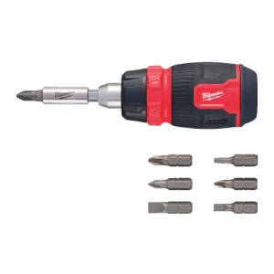 Surubelnita cu clichet, multi-bit, 8-in-1, MILWAUKEE® - Img 2