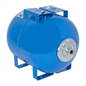 Vas de expansiune orizontal Wassertechnik WTH50BLUE, apa rece, volum 50 l, presiune maxima 10 bar - Img 1