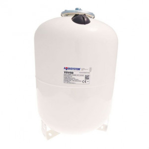 Vas de expansiune vertical cu suport Aquasystem VSV50, apa calda, volum 50 l, max 10 bari - Img 2