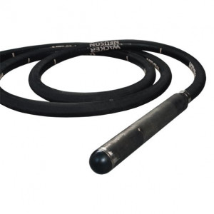 Vibrator de beton compatibil cu convertizor Wacker Neuson IREN 38/042/5 GV, cap vibrant 38 mm cu protectie de cauciuc, lungime furtun 5 m - Img 1
