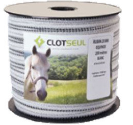 Bandă de gard electric EQUINOX 20 MM - Rolă de 200 m, cod 47 000 572, Clotseul - Img 2