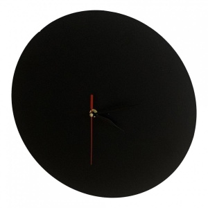 Ceas de perete metalic Krodesign Intense Black, diametru 31 cm - Img 2