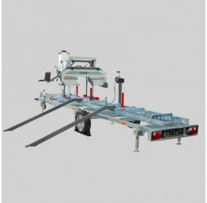 Fierastrau longitudinal debitare lemn cu banda tip Mobil (deplasabil) CTR 550 E MOBIL - Img 1