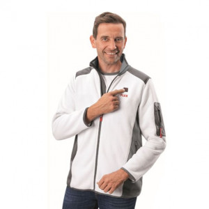 Fleece incalzit electric Flex 512141, TF White 10.8/18.0 L Men, compatibila cu acumulatori Li-Ion 10.8 si 18 V, pentru barbati, marime L - Img 3