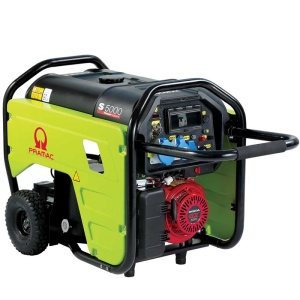 Generator NEW S5000 +Preechipat pentru panou automatizare sau telecomanda [CONN +AVR +Echipat cu panou cu protectie diferentiala [DPP], Trifazic, 400/230V, 50Hz, Motor Honda Stage V,Pornire electrica/Benzina, PD542TH2Z05, Pramac - Img 2