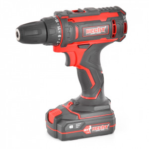 Masina de gaurit si insurubat Hecht 1247 cu acumulator li-ion 20 v 2.0 Ah 1.5 Kg - Img 1