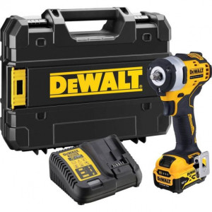 Masina de insurubat cu impact Dewalt DCF903P1, cu acumulator XR 12V / 5.0Ah, cuplu maxim 340 Nm, prindere 3/8", in cutie TSTAK - Img 1