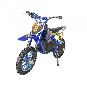 Minicross pe acumulatori Breckner Germany, putere motor 350w, acumulatori de 24 v, 12ah, culoarea albastru+negru - Img 3