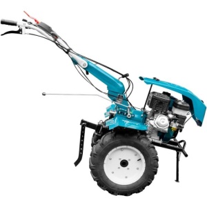 Pachet Motocultor profesional DAKARD HS 1100D NEW Benzina 18 cp + roti metalice + plug reversibil - Img 4