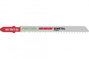 Panza de ferastrau vertical PLASTICS SOLID MATERIAL HS 75/3 BI/5, Festool - Img 1