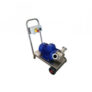 Pompa de transvazare EURO 30 M/T ROTOR FLEXIBIL SI CARUCIOR 4500l/h - Img 2