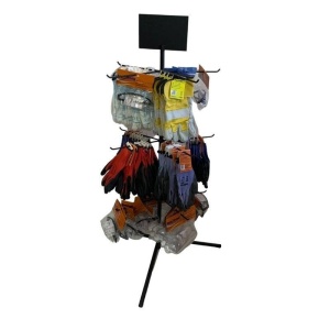Raft expozor pentru manusi, ochelari, masti protectie, Vivatechnix VMD-1044, 64x50xH116cm - Img 4