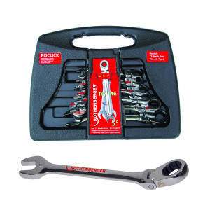 Set chei combinate fixe - inelare cu clichet tip ROCLICK - Img 2