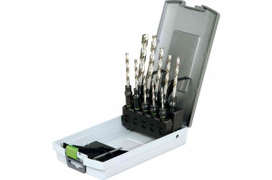 Set de capete de burghiu HSS D3-10 CE/10, Festool - Img 2