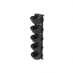 SET GHIVECI PERETE VERTICAL -PERETE 5" (20x15x11cm)×40buc. 16cm/80cm - Img 2